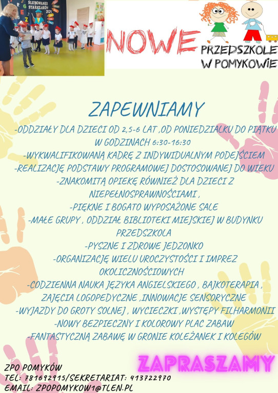 Przedszkole w Pomykowie. Znakomite warunki w nowym obiekcie i bliskość szkoły [wideo, zdjęcia]