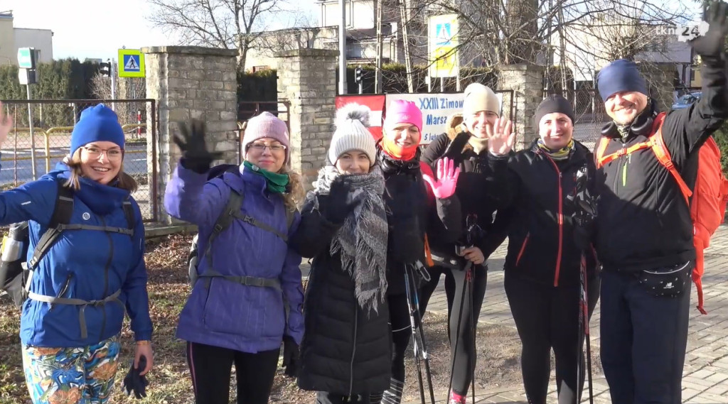 260 osób na trasie marszu zimowego wokół Końskich! [wideo, zdjęcia]