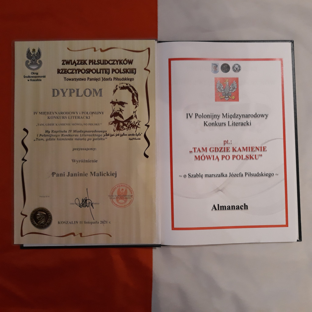 Kolejne sukcesy poetyckie Janiny Malickiej