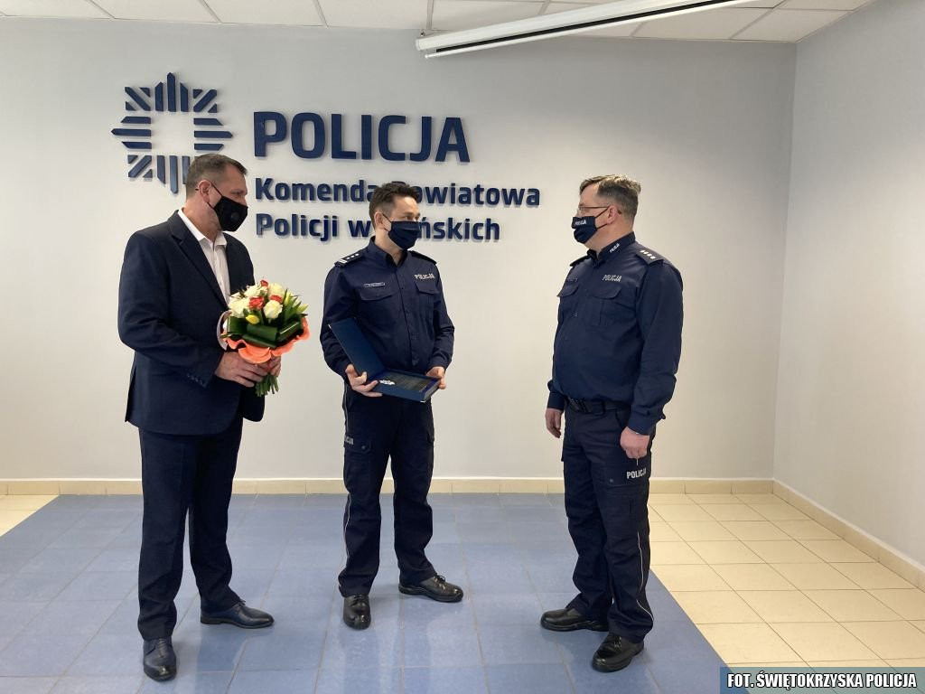 Pożegnali zastępcę komendanta policji w Końskich [zdjęcia]