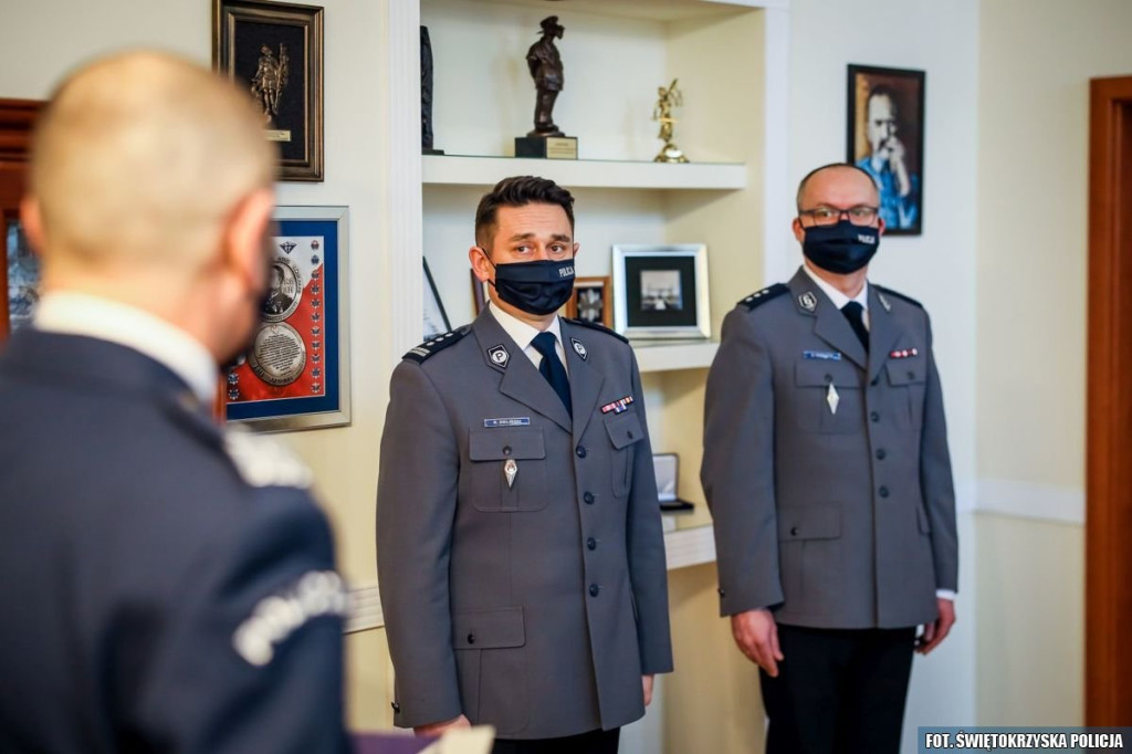 Pożegnali zastępcę komendanta policji w Końskich [zdjęcia]