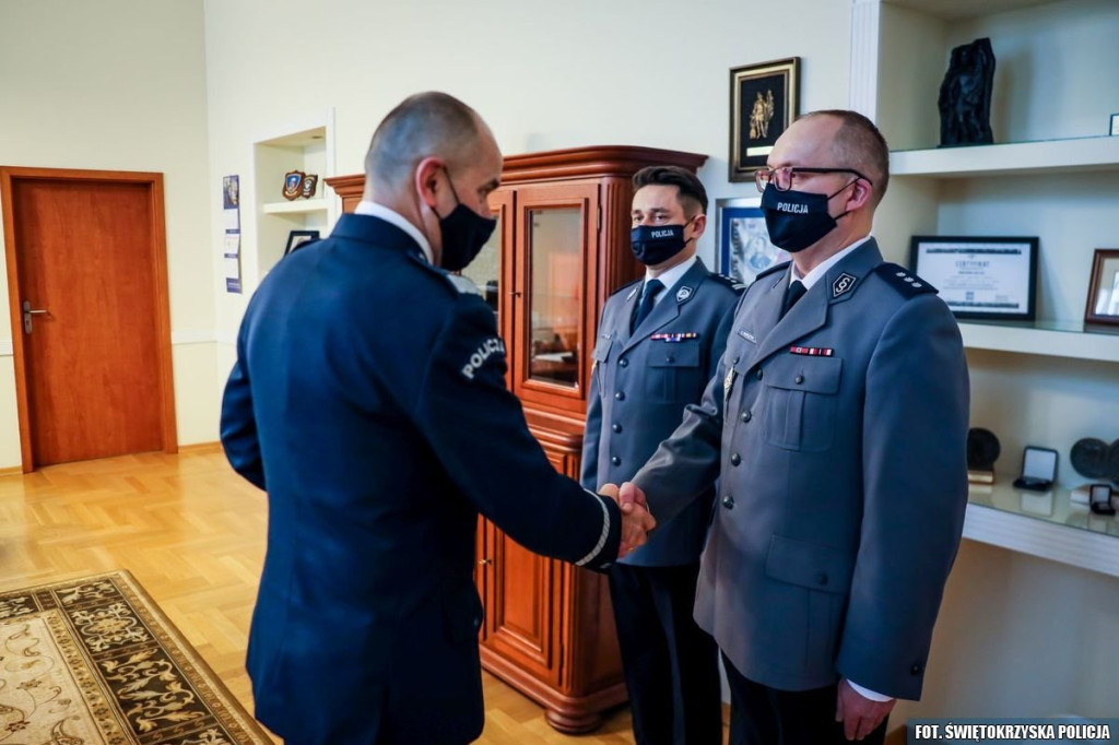 Pożegnali zastępcę komendanta policji w Końskich [zdjęcia]