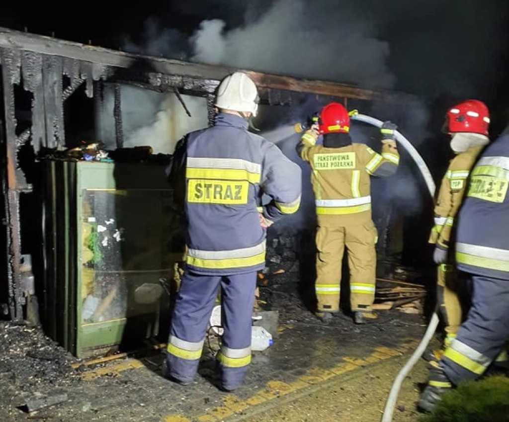 Kolejny pożar budynku w gminie Końskie [zdjęcia]