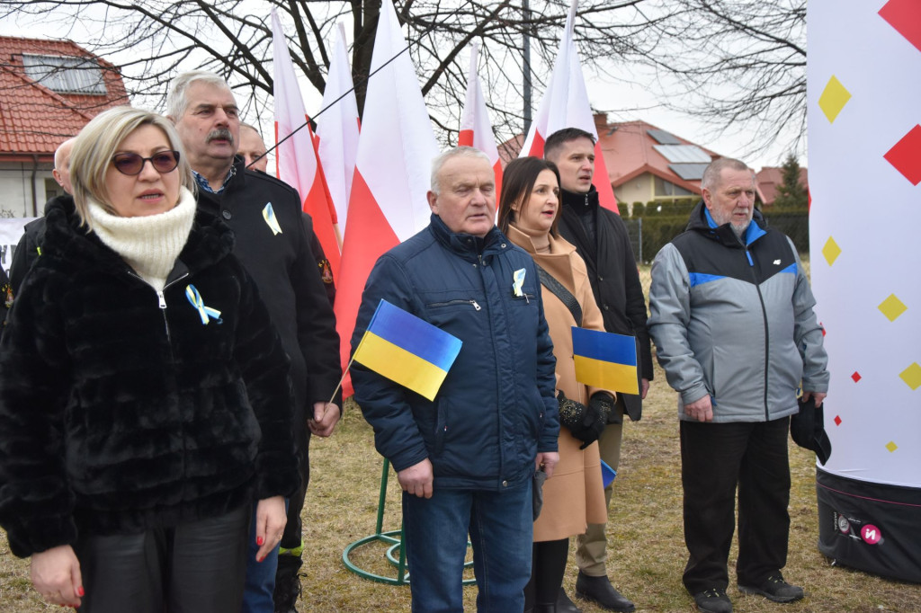 Gminny Marszobieg `Tropem Wilczym` ze wsparciem dla Ukrainy [wideo, zdjęcia]