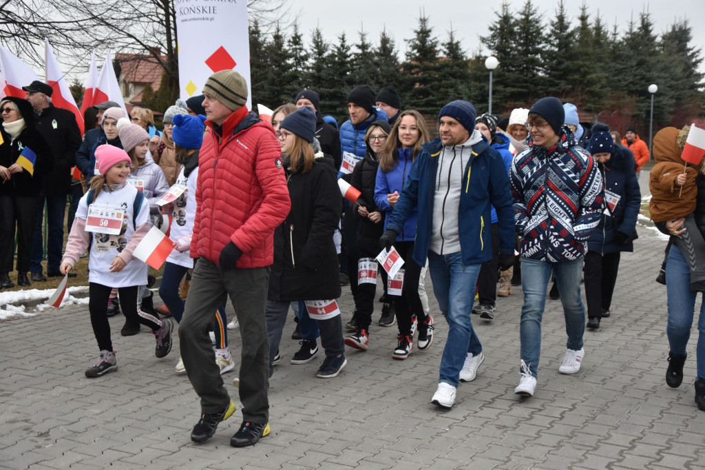 Gminny Marszobieg `Tropem Wilczym` ze wsparciem dla Ukrainy [wideo, zdjęcia]