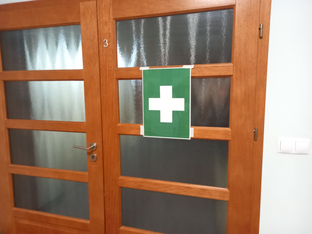 Punkt medyczny dla uchodźców działa w Sielpi [zdjęcia]