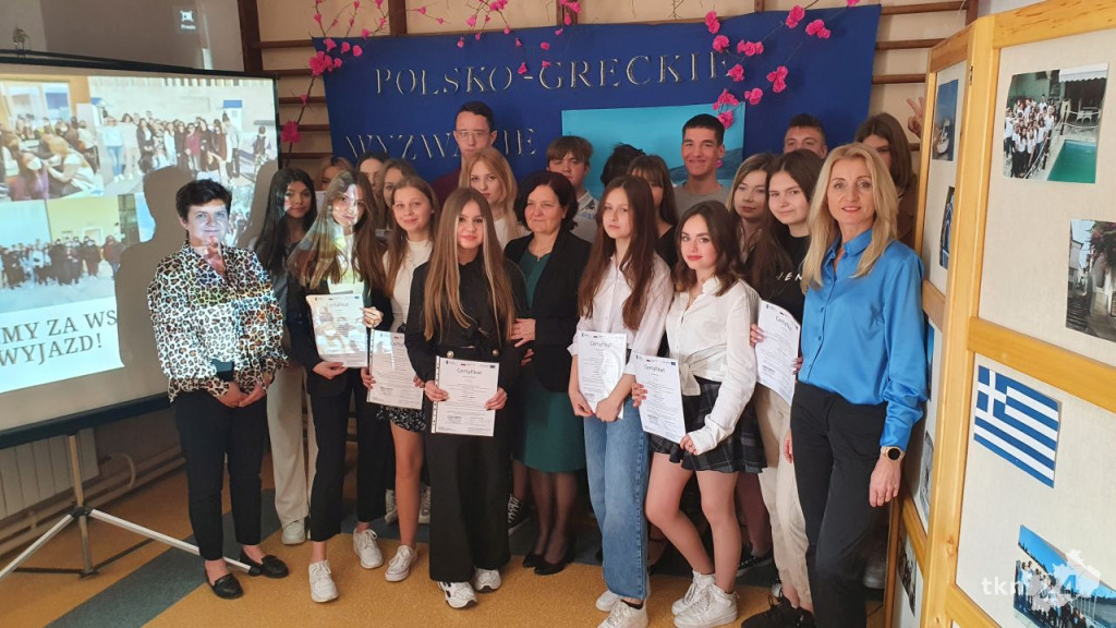 Polsko-greckie wyzwanie kulturowe. ZSP 3 Końskie podsumowało projekt [zdjęcia]