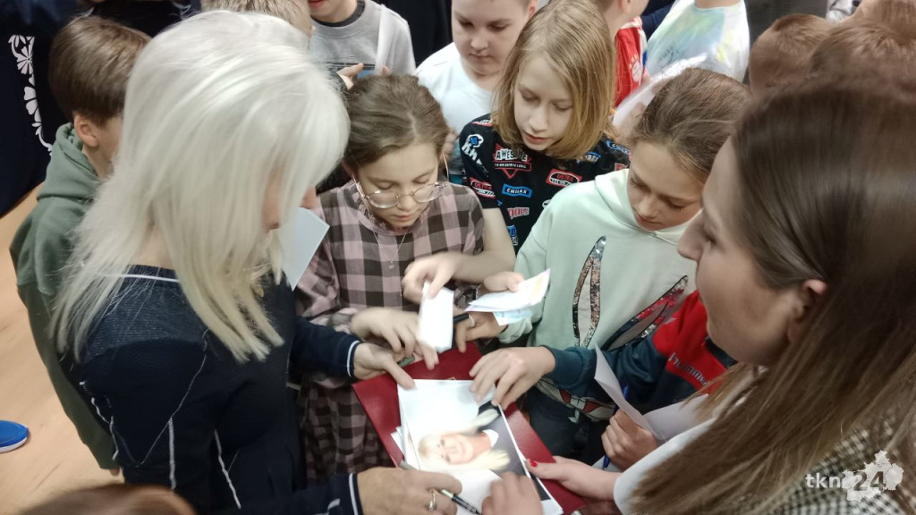 Anna Maria Wesołowska odwiedziła młodzież ze Stadnickiej Woli [wideo, zdjęcia]