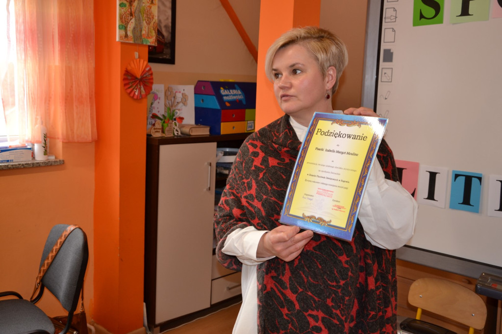 Pisarka Isabelle Margot Moulin odwiedziła szkołę w Rogowie [zdjęcia]