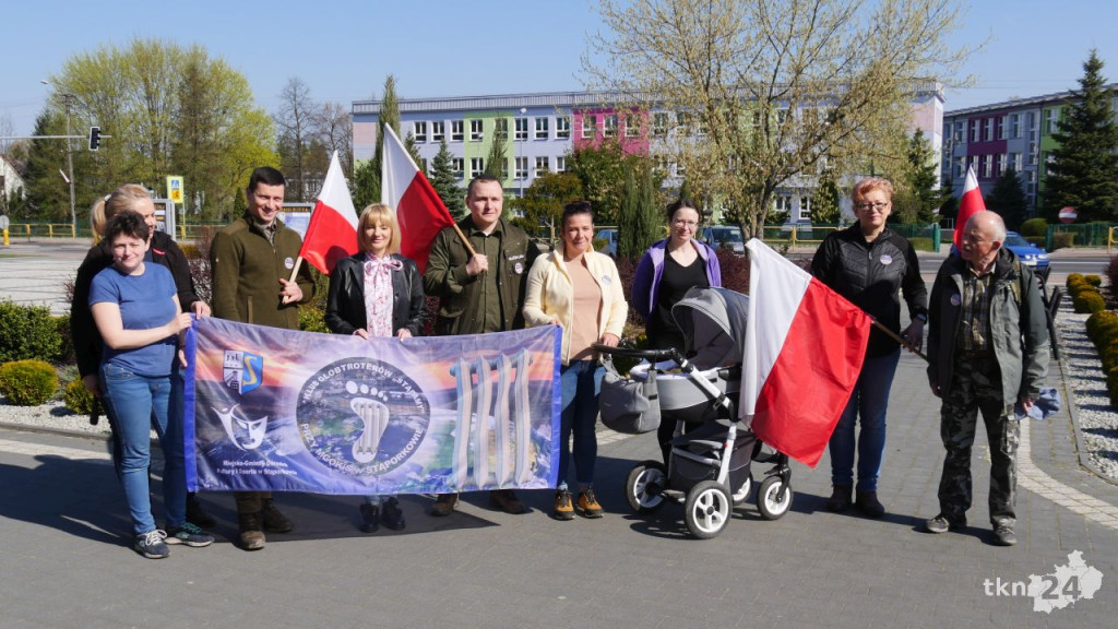Po raz ósmy maszerowali z flagą w Stąporkowie [wideo, zdjęcia]