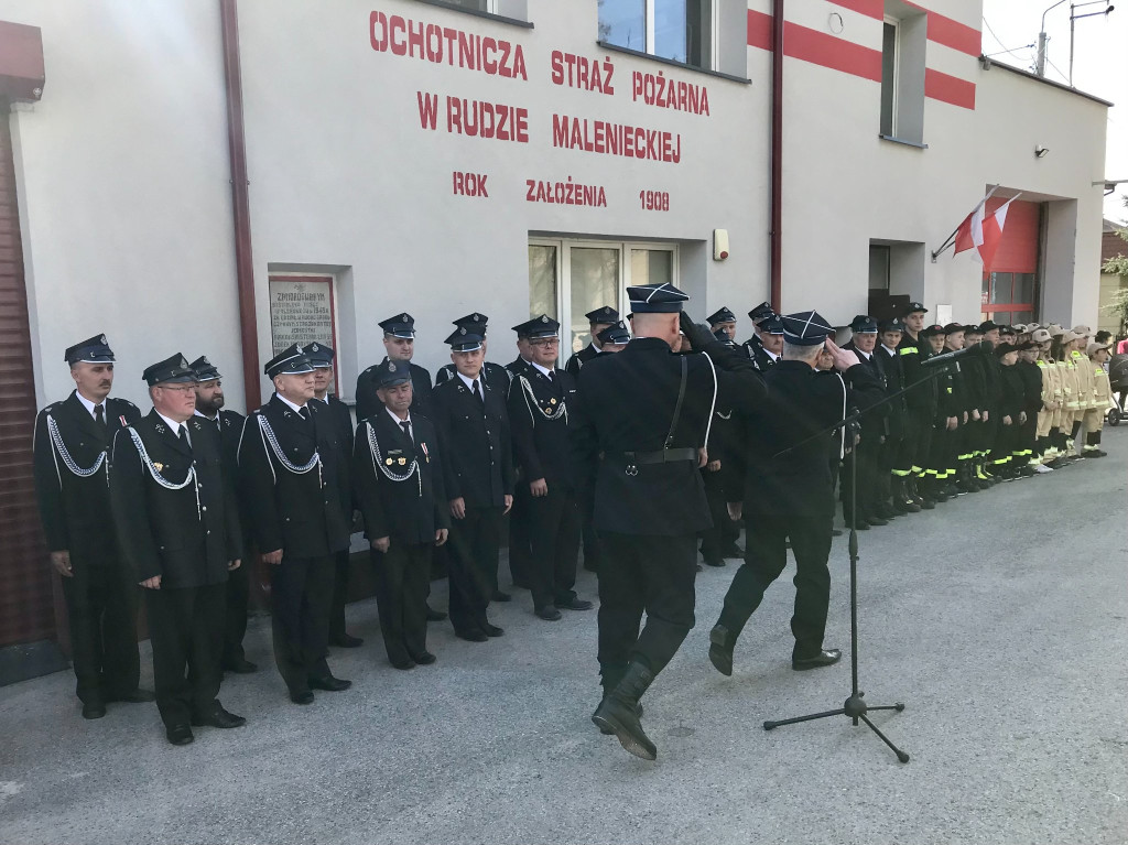 Świętowali strażacy  gminy Ruda Maleniecka [wideo, zdjęcia]