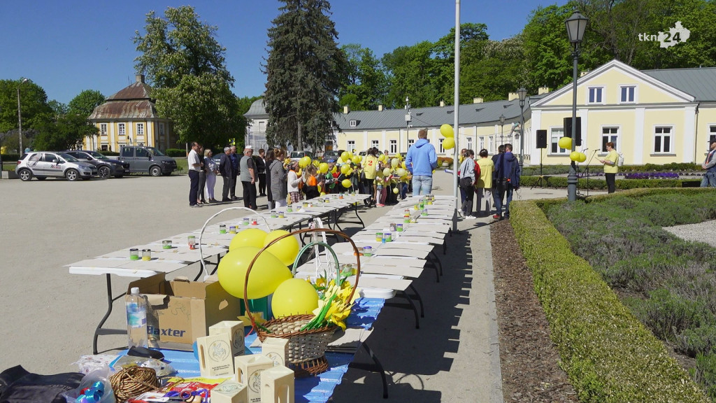 Uświadamiali o opiece hospicyjnej. Za nami I Marsz Żonkili w Końskich [wideo, zdjęcia]