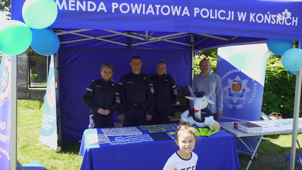 Dzień Dziecka z koneckimi stróżami prawa. Mnóstwo atrakcji dla najmłodszych [wideo, zdjęcia]