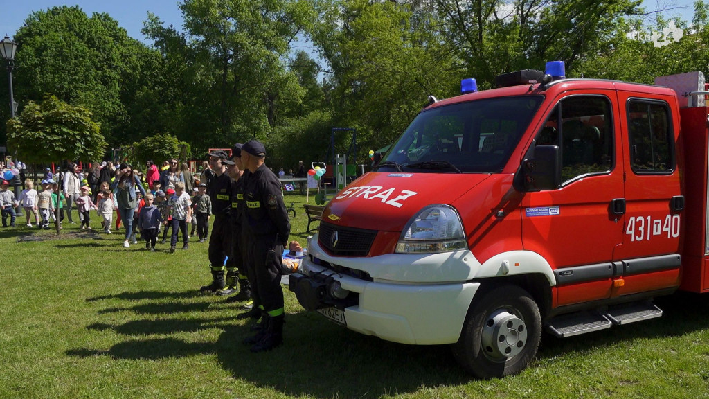 Dzień Dziecka z koneckimi stróżami prawa. Mnóstwo atrakcji dla najmłodszych [wideo, zdjęcia]