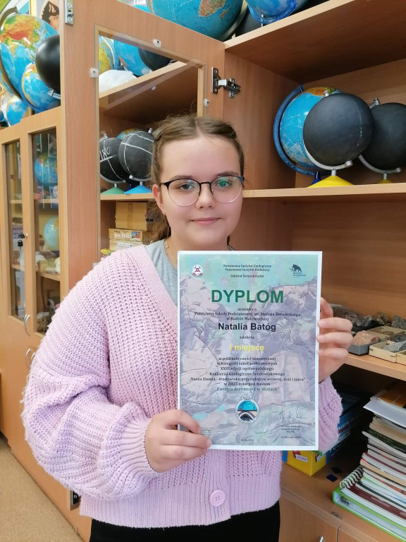 Bezkonkurencyjna z geologii. Natalia wygrała ogólnopolski konkurs