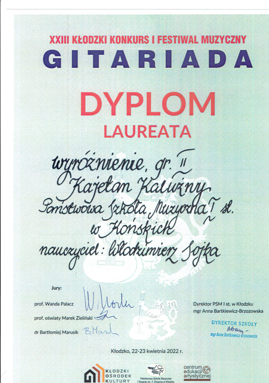 Sukcesy podopiecznych szkoły muzycznej w Końskich [zdjęcia]