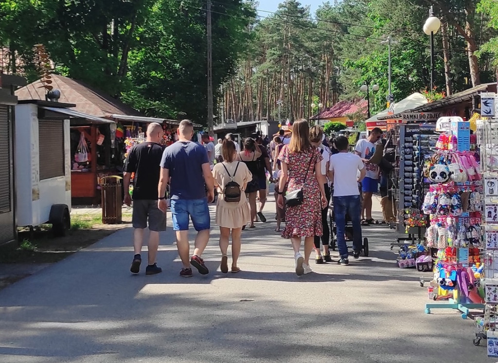 Za nami gorący weekend. W Sielpi wielu wczasowiczów! [zdjęcia]