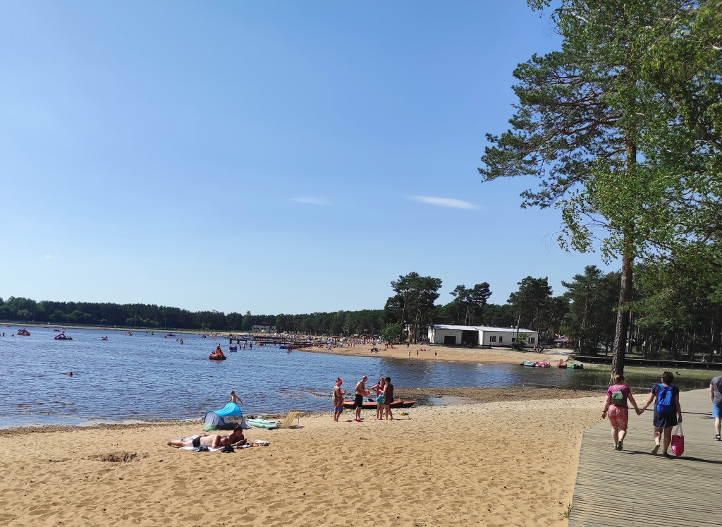 Za nami gorący weekend. W Sielpi wielu wczasowiczów! [zdjęcia]