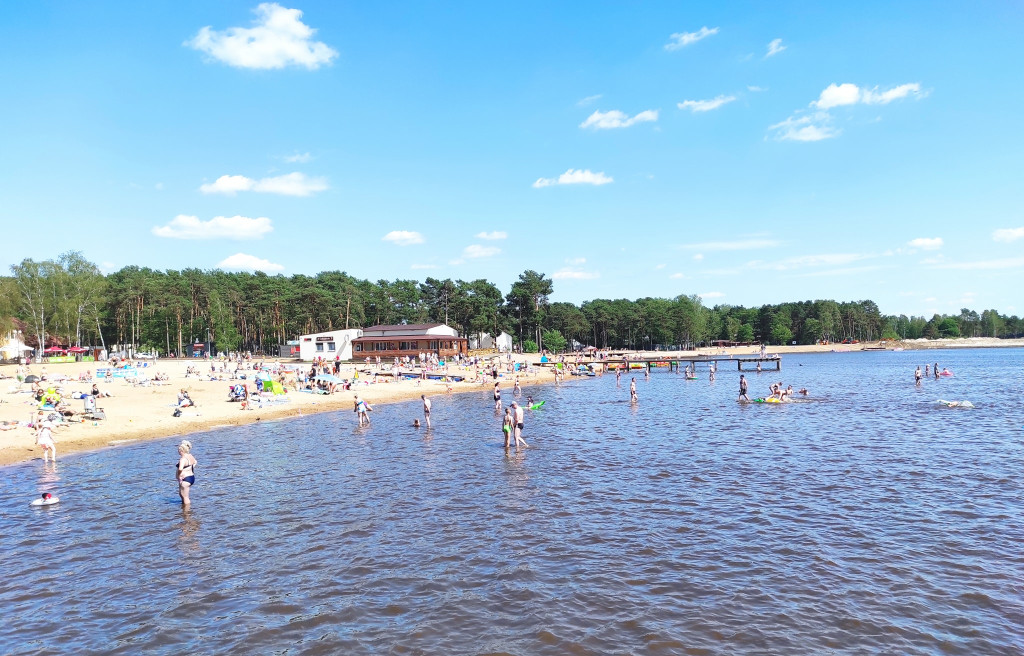 Za nami gorący weekend. W Sielpi wielu wczasowiczów! [zdjęcia]