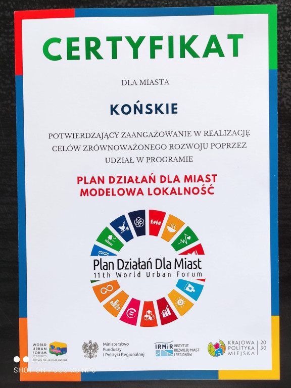 Końskie na Światowym Forum Miejskim. Samorząd z `Planem dla miast`