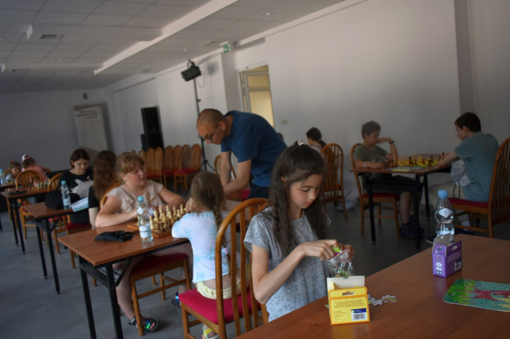 Ukraińcy uczyli się języka polskiego przy grze w szachy [zdjęcia]