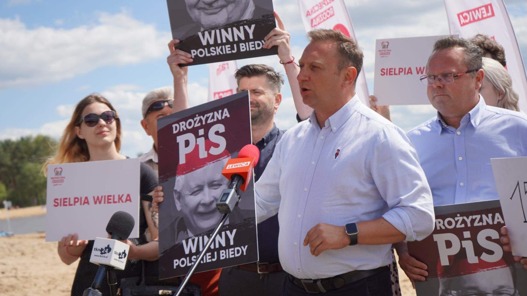 Nowa Lewica w Sielpi przedstawiała swój program i atakowała PiS [wideo, zdjęcia]