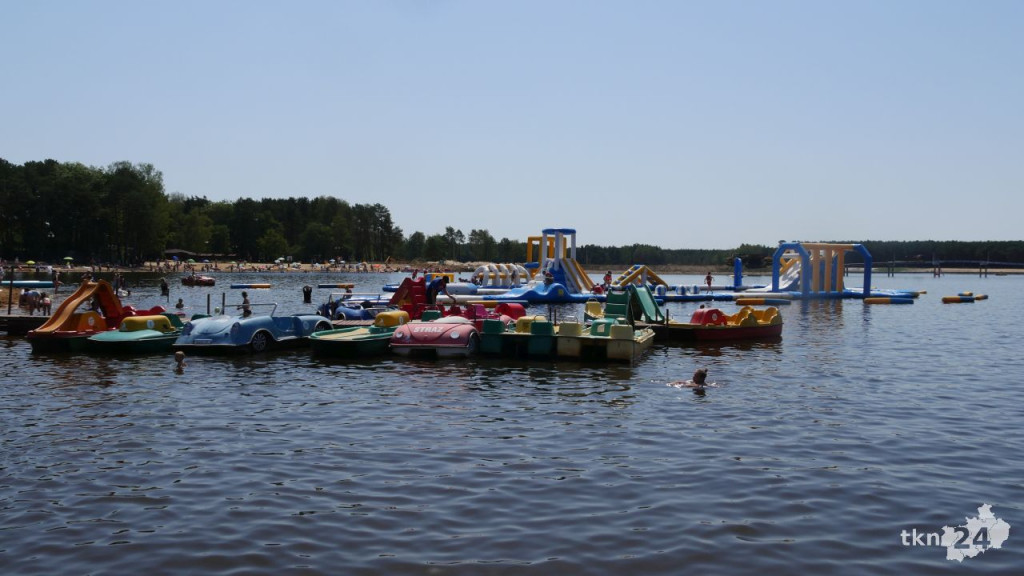Upalny czwartek. To oznacza tłumy w Sielpi [fotorelacja]