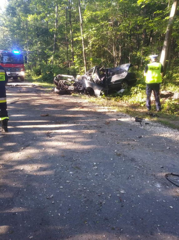 Śmierć 19-latka na drodze z Końskich do Wąsosza