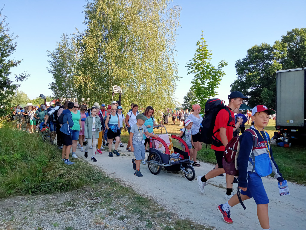 Nasi na pielgrzymce. Fotorelacja z trzeciego dnia
