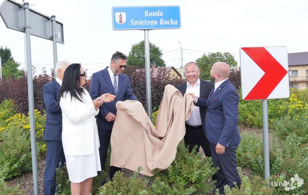 Rondo w Radoszycach zyskało patronat św. Rocha [wideo, zdjęcia]