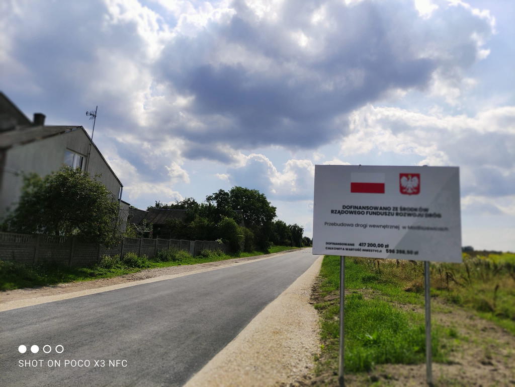 Droga wewnętrzna w Modliszewicach oddana do użytku