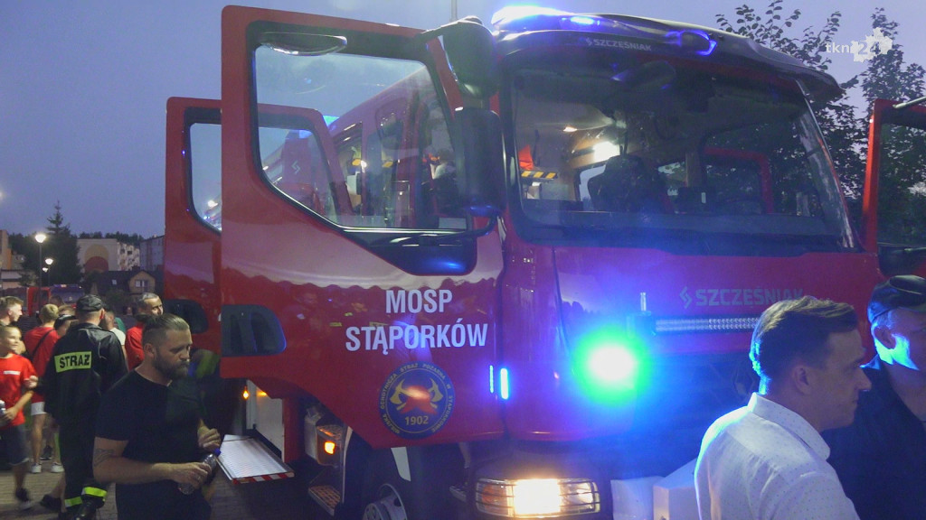 Upragniony wóz już w jednostce MOSP Stąporków [wideo, zdjęcia]