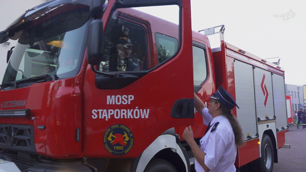 Upragniony wóz już w jednostce MOSP Stąporków [wideo, zdjęcia]