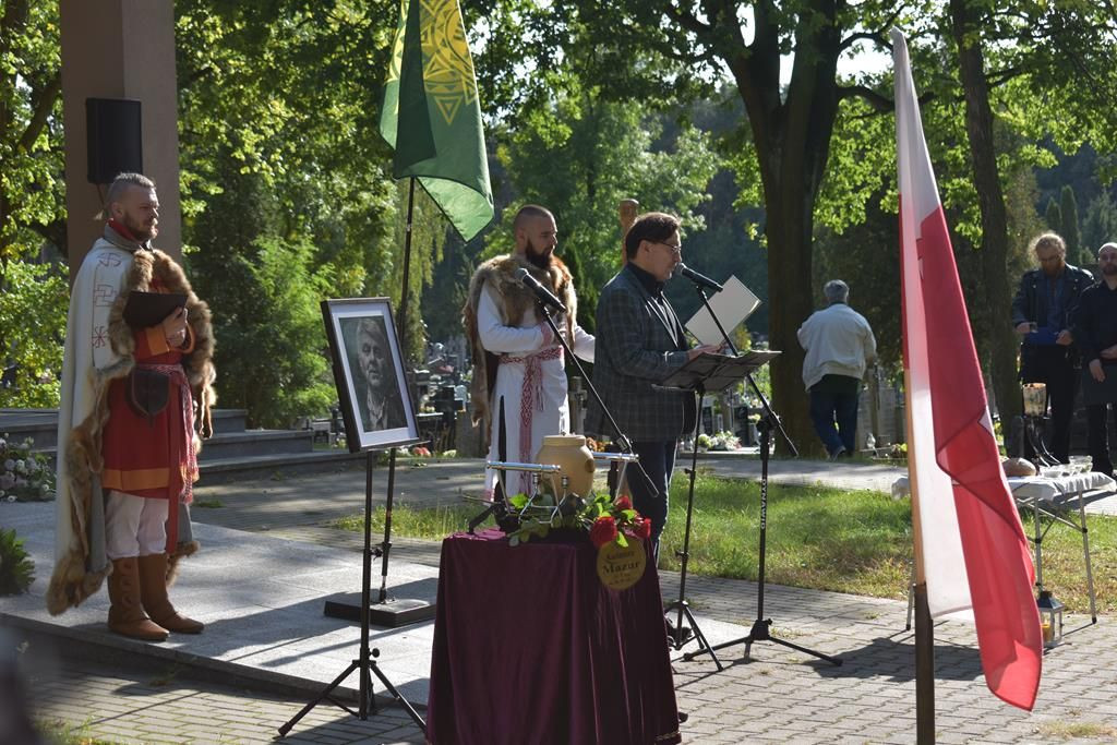 Delegacja Gowarczowa żegnała Kazimierza Mazura w Wołominie