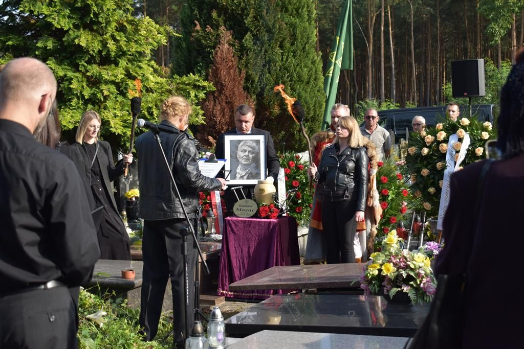 Delegacja Gowarczowa żegnała Kazimierza Mazura w Wołominie