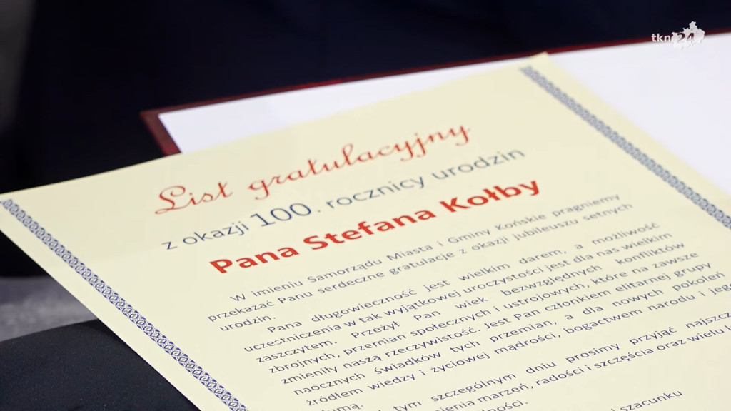 Setne urodziny Stefana Kołby [wideo, zdjęcia]