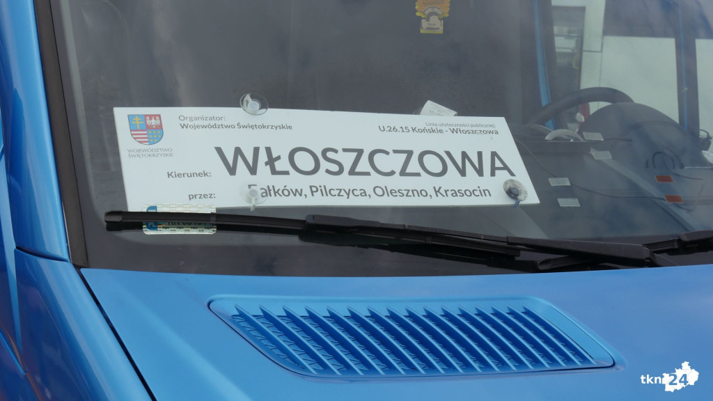 Linia Końskie - Włoszczowa obsługiwana nowym pojazdem. Trwa sprzedaż biletów miesięcznych
