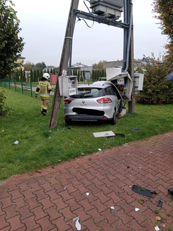 Zderzenie volkswagena z renault w Radoszycach