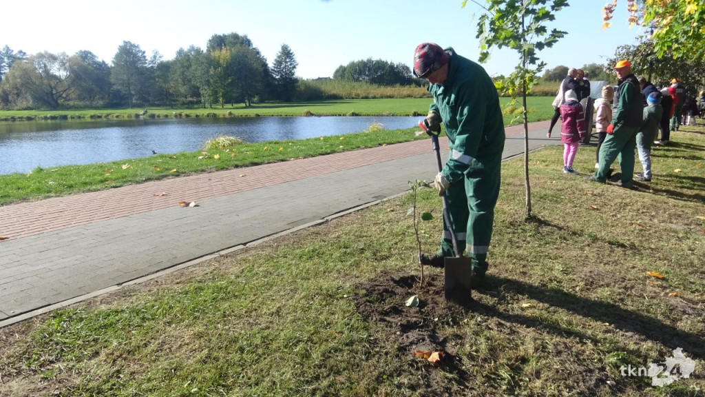 Dzieci karmiły metalową rybę zakrętkami i sadziły wonne krzewy [wideo, zdjęcia]