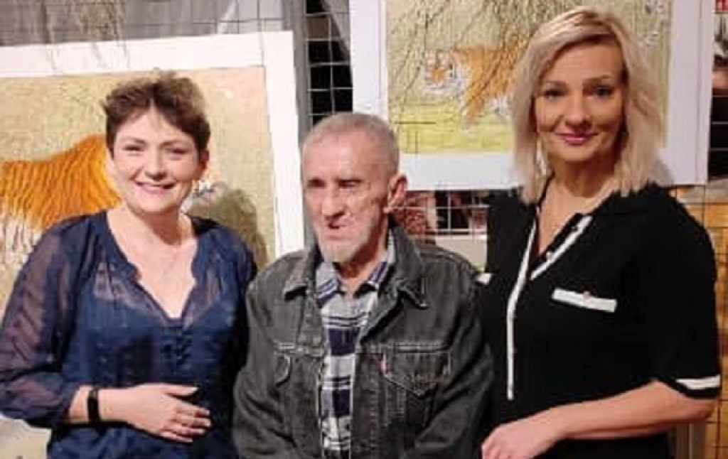 Edward Kozakiewicz zaprezentował swoje obrazy w Stąporkowie [zdjęcia]