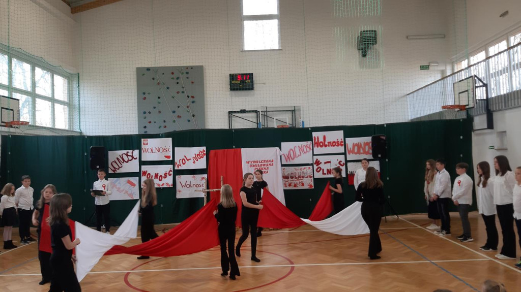 Taniec z flagami na Święto Niepodległości [zdjęcia]