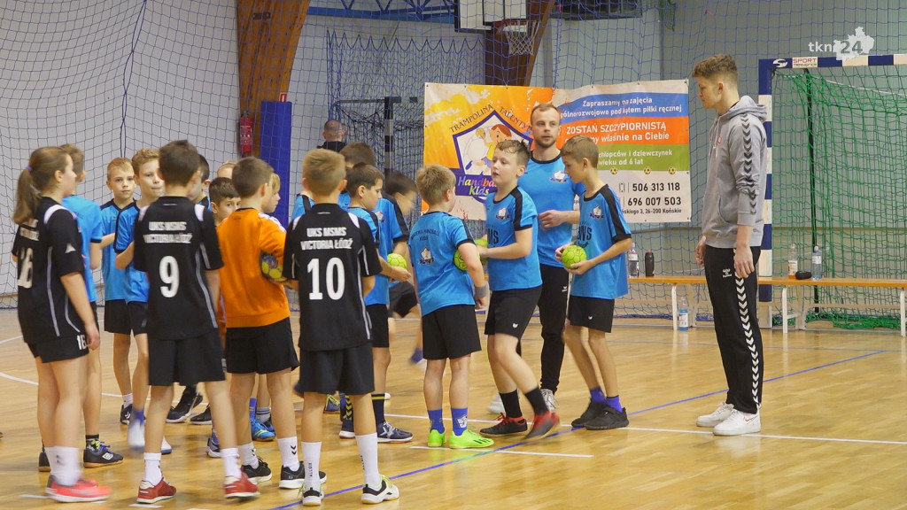 Trenowali ze szczypiornistami Łomży Industrii Kielce [wideo, zdjęcia]