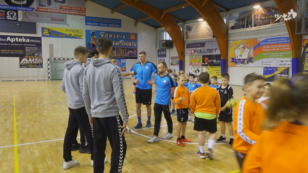 Trenowali ze szczypiornistami Łomży Industrii Kielce [wideo, zdjęcia]