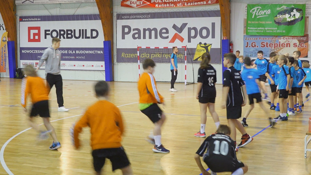 Trenowali ze szczypiornistami Łomży Industrii Kielce [wideo, zdjęcia]