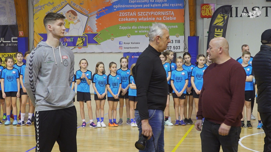 Trenowali ze szczypiornistami Łomży Industrii Kielce [wideo, zdjęcia]