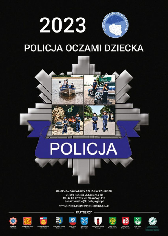 Policja oczami dziecka. Policja prezentuje swój kalendarz na 2023 rok