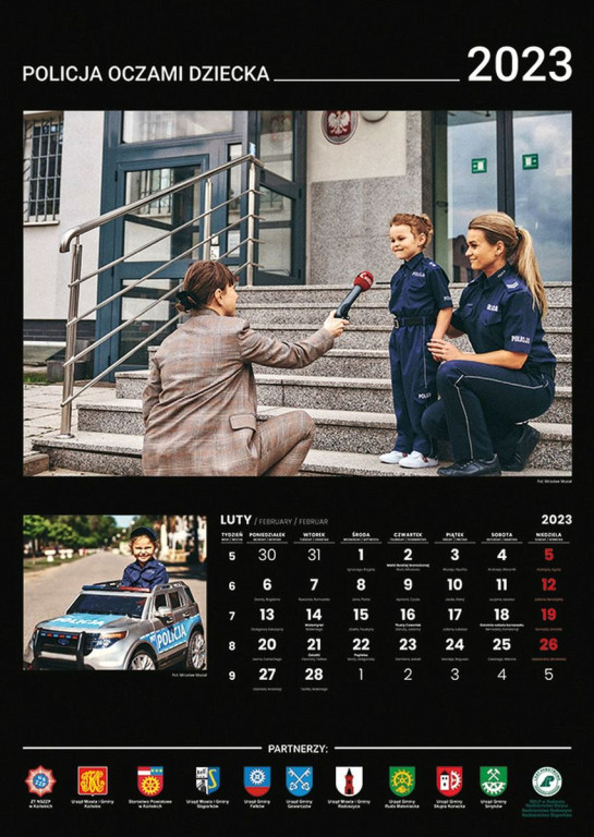 Policja oczami dziecka. Policja prezentuje swój kalendarz na 2023 rok