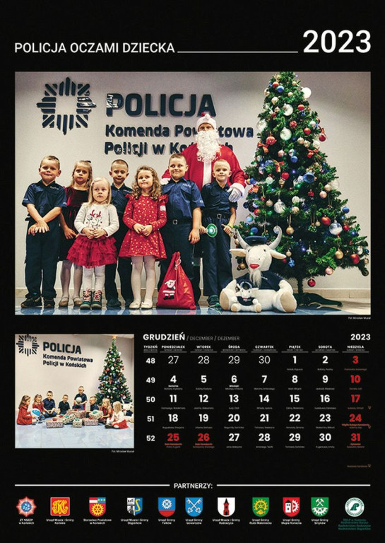 Policja oczami dziecka. Policja prezentuje swój kalendarz na 2023 rok