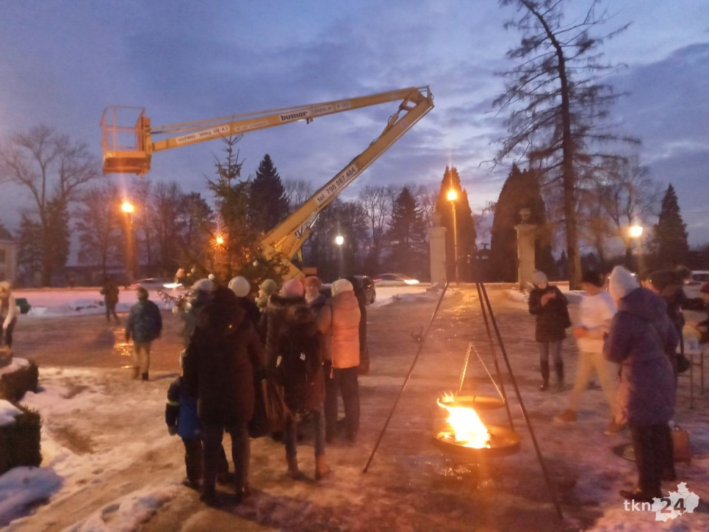 Przyjaciele postawili symboliczną choinkę dla Bruna pod UMiG Końskie [zdjęcia]