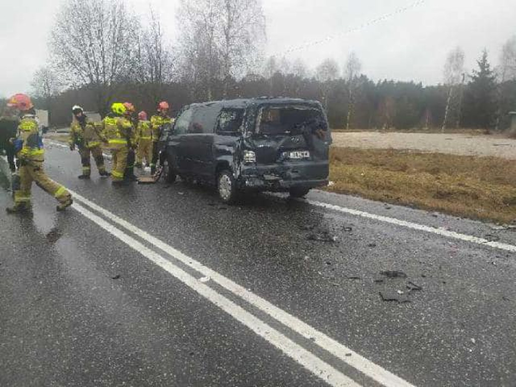 Karambol na DK74 w okolicach Jacentowa! [zdjęcia]